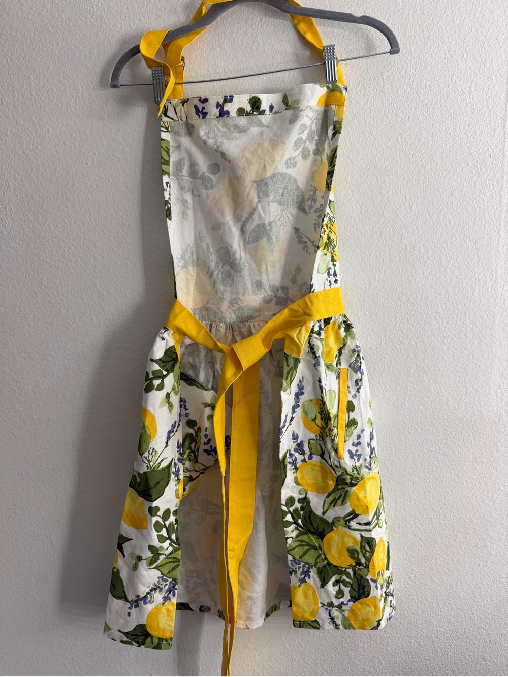 Susan Winget Lemon Print Novelty Chef Kitchen Cooking Apron NWT - Picture 2 of 3